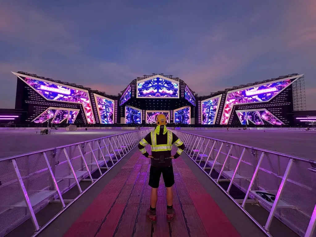 Bühnen-Rig beim MDLBEAST Soundstorm Festival
